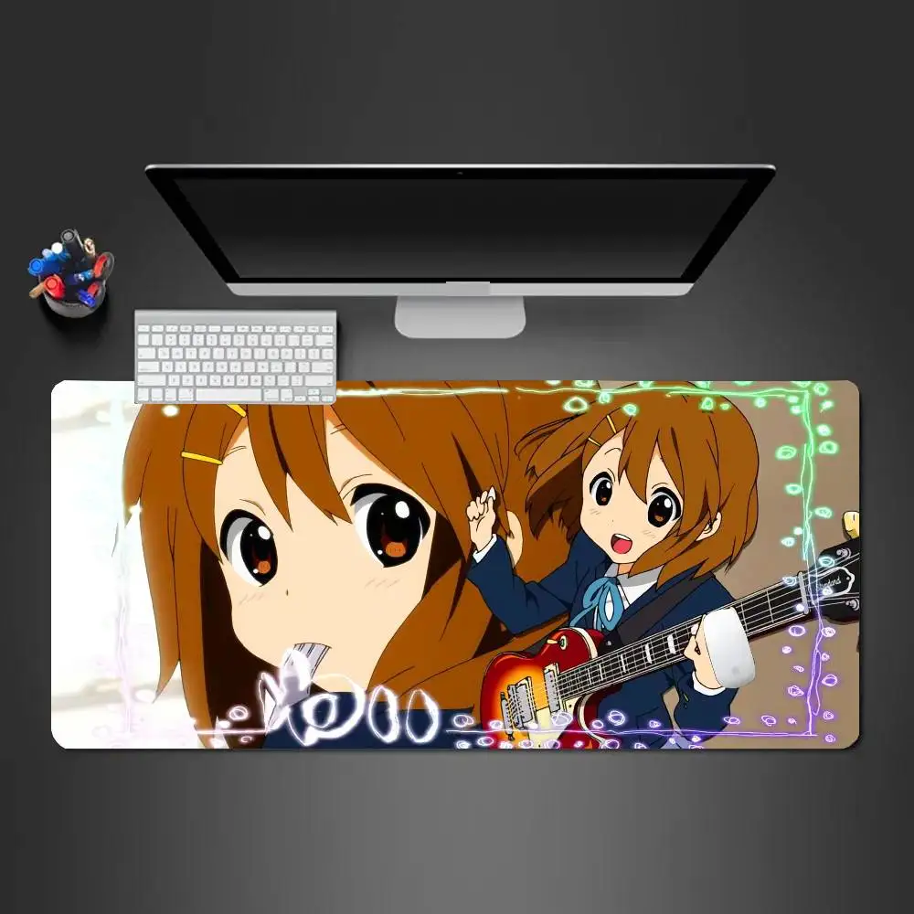 Yui Hirasawa Anime K-ON! Mousepad Non-slip Suitable For Office Computers Laptops E-sports Game Desk Mats XXL Keyboard