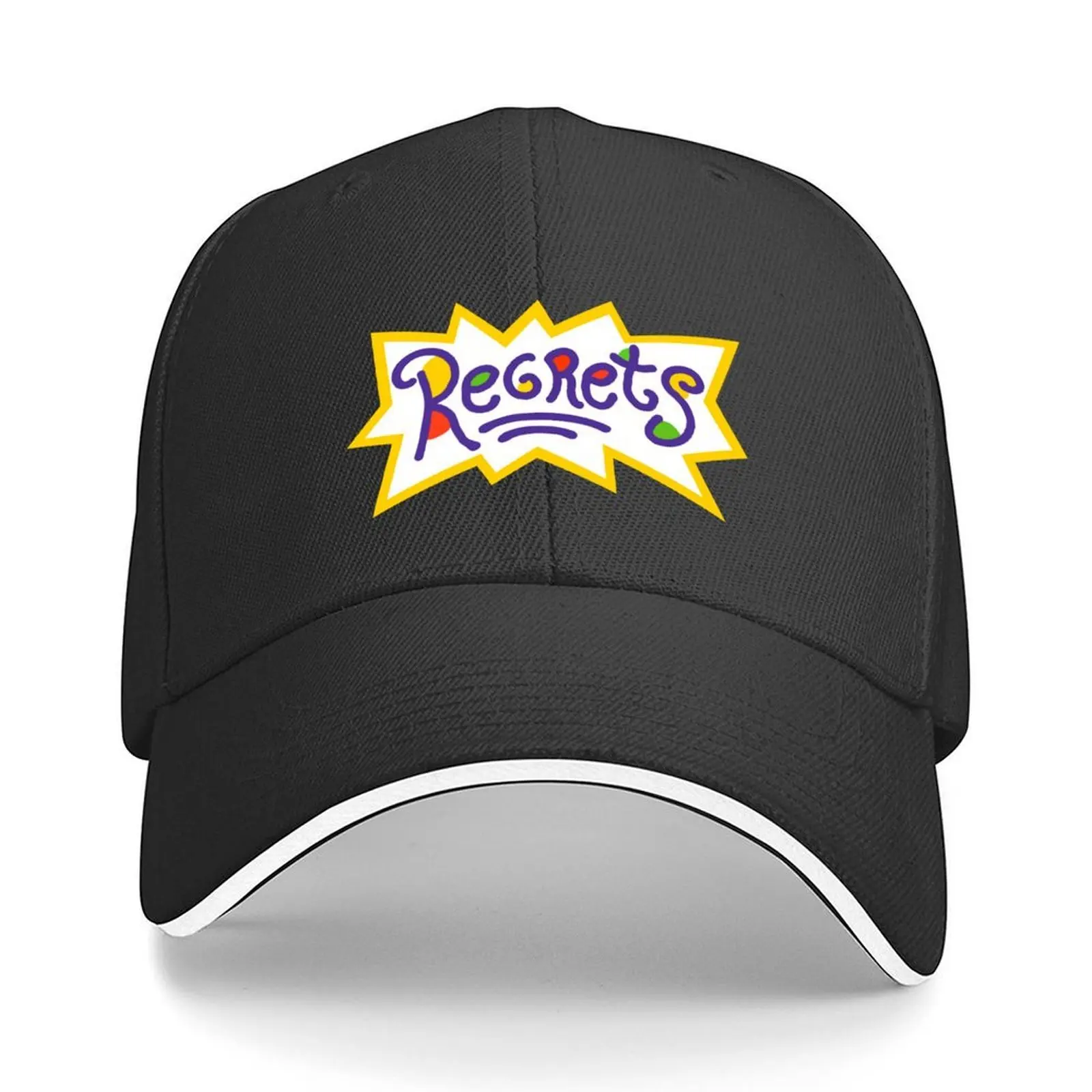 

Regrets x Rugrats Baseball Cap Wild Ball Hat Cosplay Designer Hat hats on offer Women Caps Men's