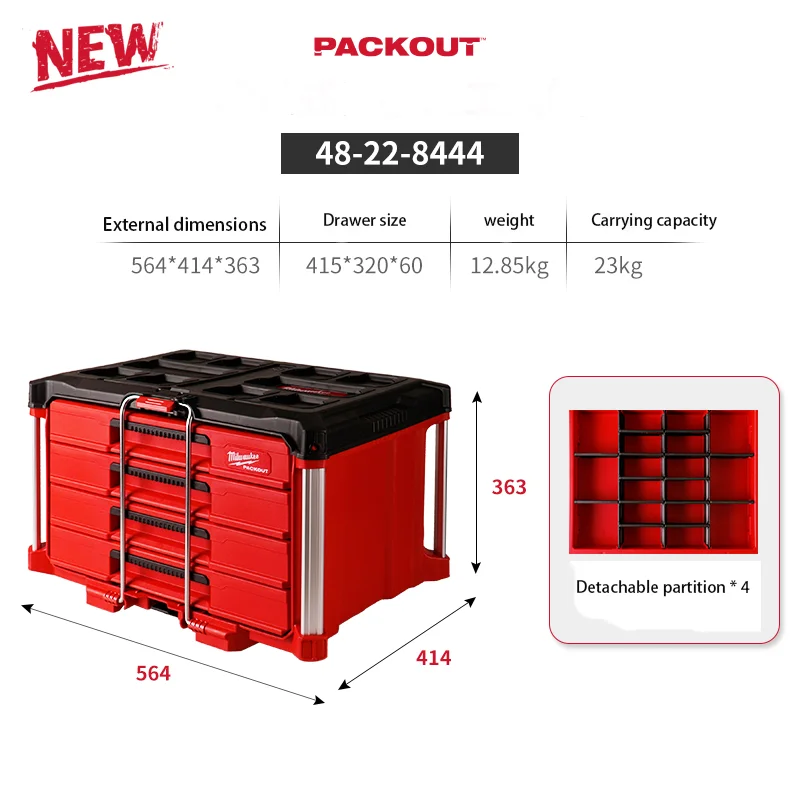 Tool Storage Plastic Rolling Tool Trolley Cabinet Mobile Stackable Machinery Tool Kit