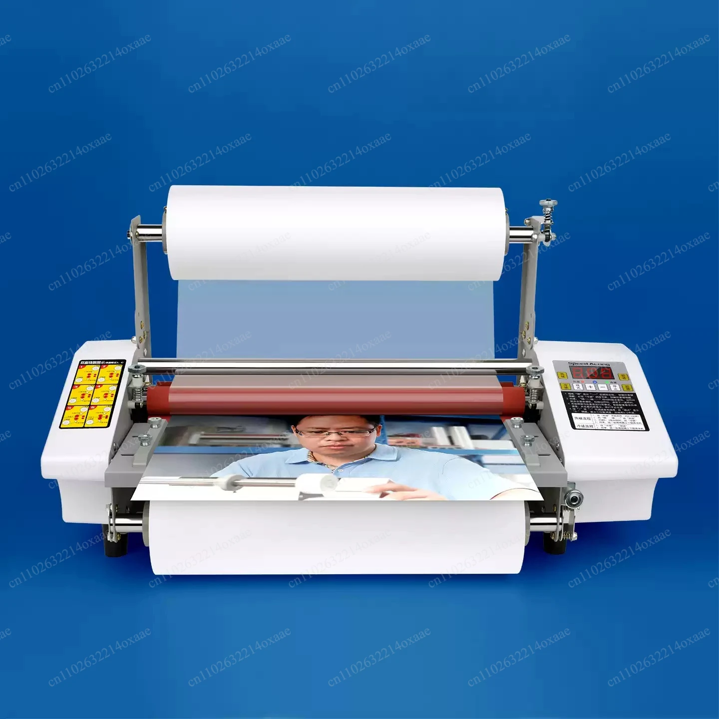 9350T A3+ Laminating Machine English version Cold Hot Roll Laminator film photo Thermal Laminator 0.3-3m/minute