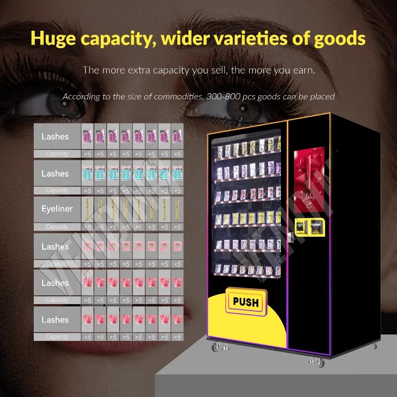 آلة بيع صغيرة رائجة البيع صديقة للمدرسة للوجبات الخفيفة والمشروبات والحلوى والشوكولاتة