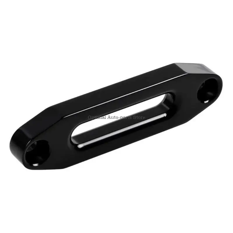 Metal Front Rear Hawse Fairlead Winch 4-7/8'' 124mm Mount Bolt Centers for 3000LBS ATV UTV Rope Cable Vehicle Accessory