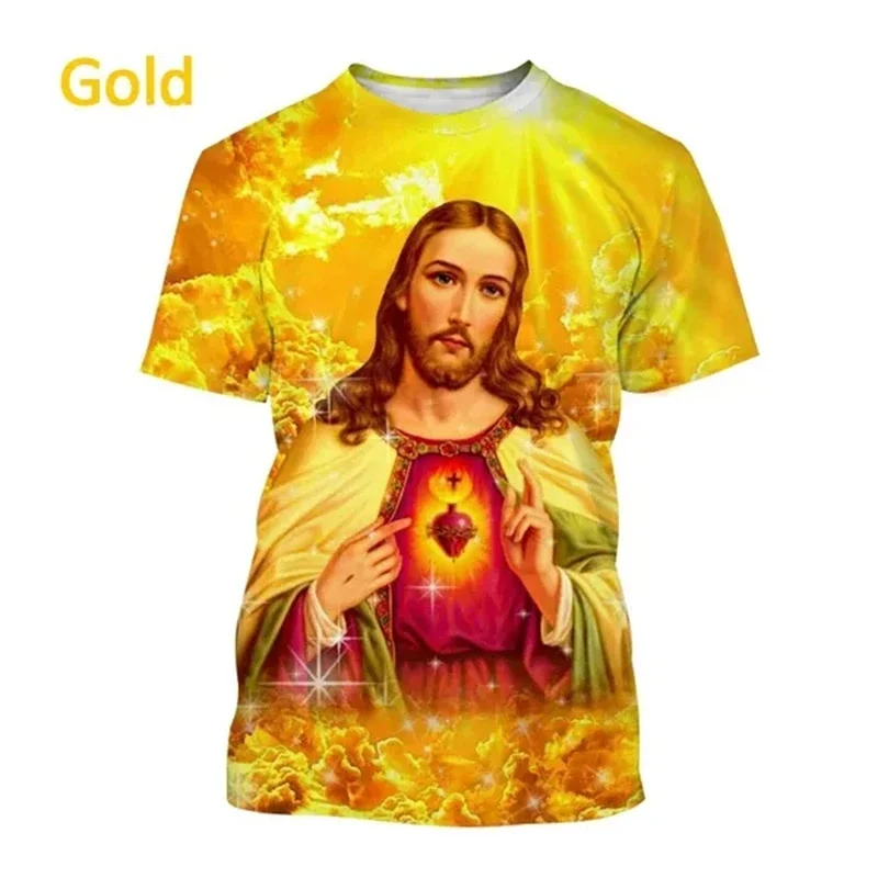 Summer Fashion Jesus Pattern Men Women Hot Short Sleeve Jesus Love Every Christian 3D Printing T-shirt Casual Tshirt Ropa Hombre