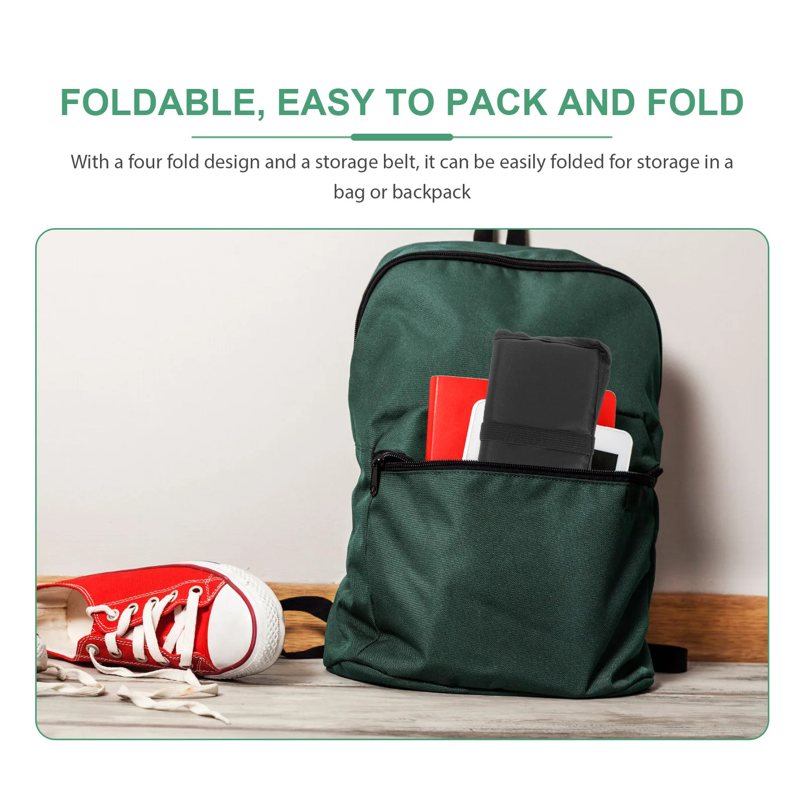 

Oxford Cloth Waterproof Sit Pad Folding Camping Cushion Portable Sitting Mat Picnic Beach Seating Mat Durable Wear-Resist