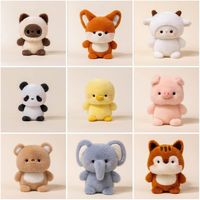 Cute 16cm Plush Companion Doll Plush Elephant Stuffed Animal Pillow Super Soft Bear Animal Plush Toy Sleeping Gift