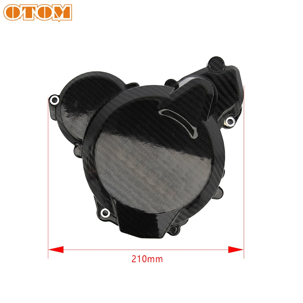 OTOM Motorcycle Engine Cover Stator Magneto Protector Ignition Guard For KTM 250 300 EXC XC XCW 2017-2023 Dirt Bike Parts