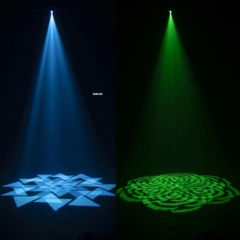 Imagem -06 - Shehds-led Lâmpada para dj Bar Theater e Concert Effect Light Lâmpada Colorida Dynamic Static Pattern Focus Dmx512 100w