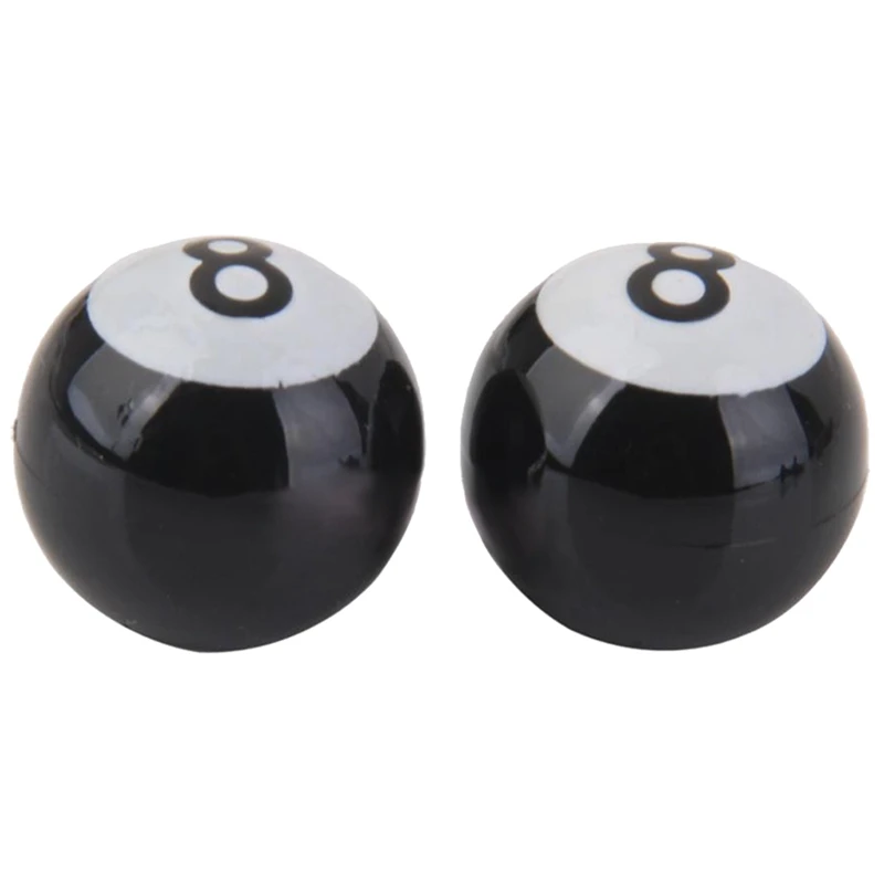 2 X No. 8 Ball Motorcycle Bike Tyre Tire Wheel Stem Air Valve Dust Cap Cover & 48 Pcs Bicycle Bike Repair Puncture Repair Tire T