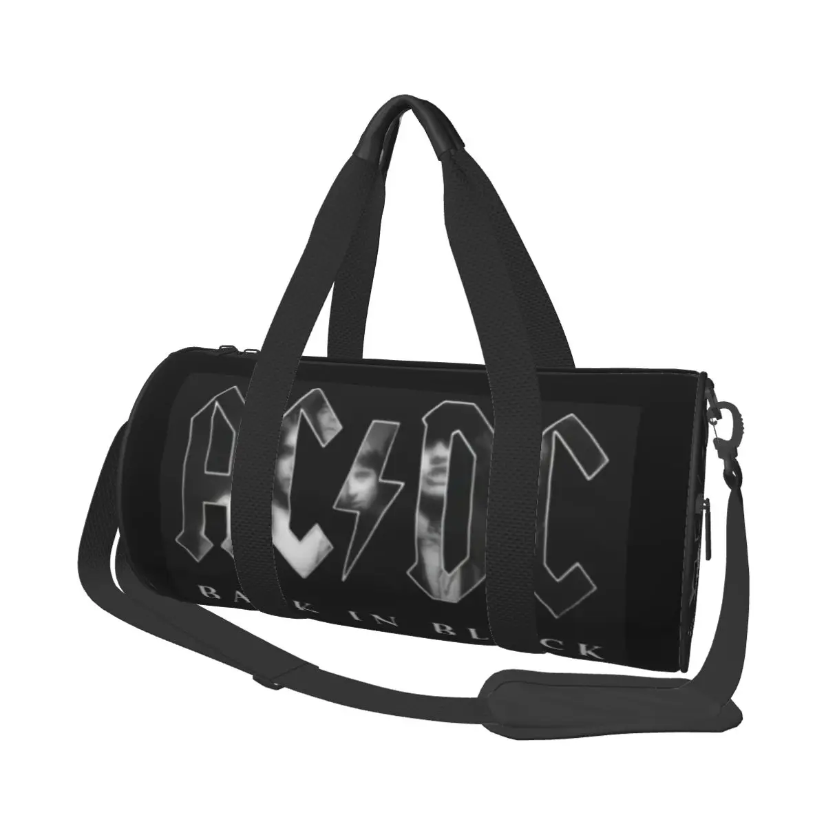 

AC DC Large Duffle Gym Bag Multi-Functional Duffle Travel Bags Handbags Fitness bag