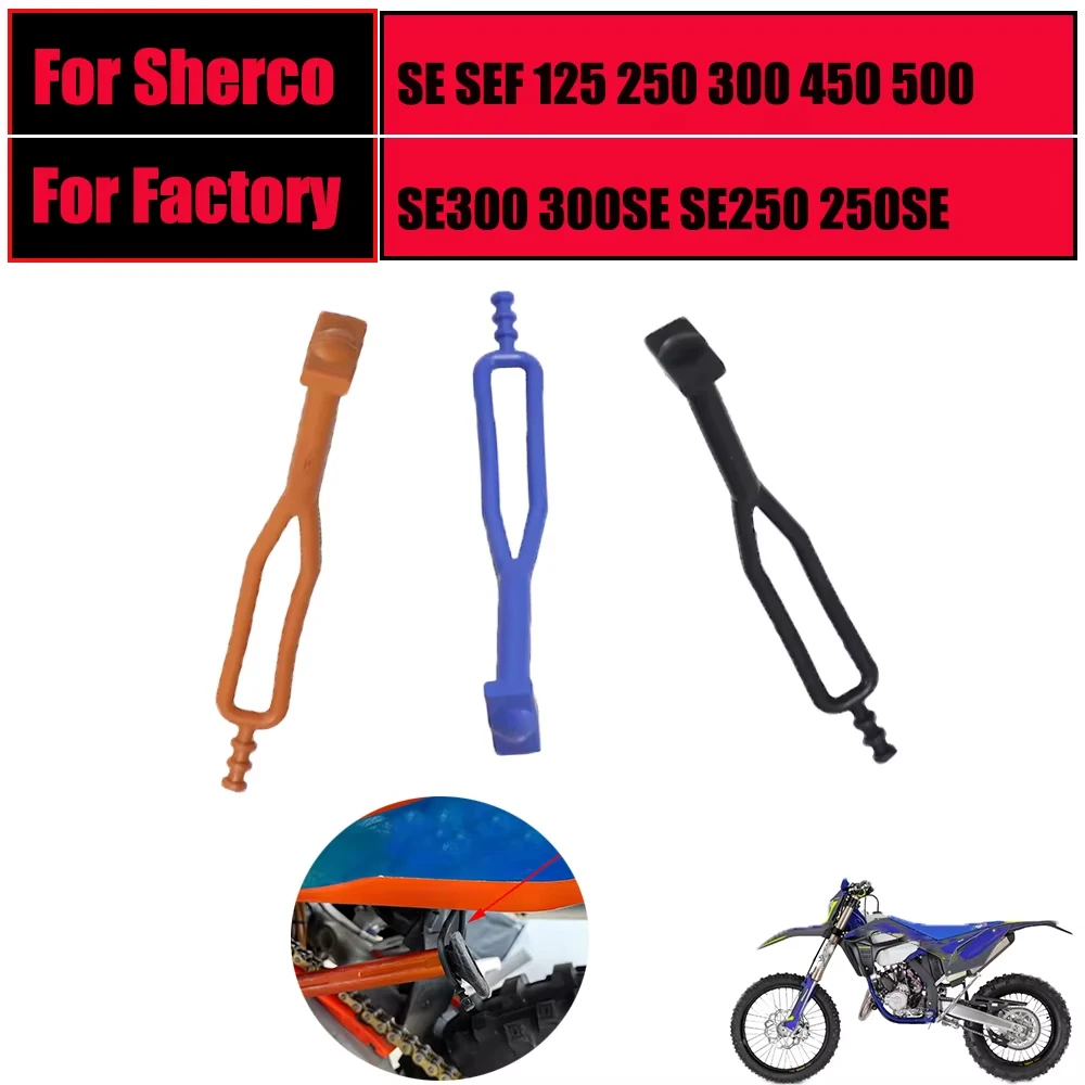 

Motocross Accessories Rubber Kickstand Side Stand Strap For Sherco SE SEF 125 250 300 450 500 Factory SE300 300SE SE250 250SE