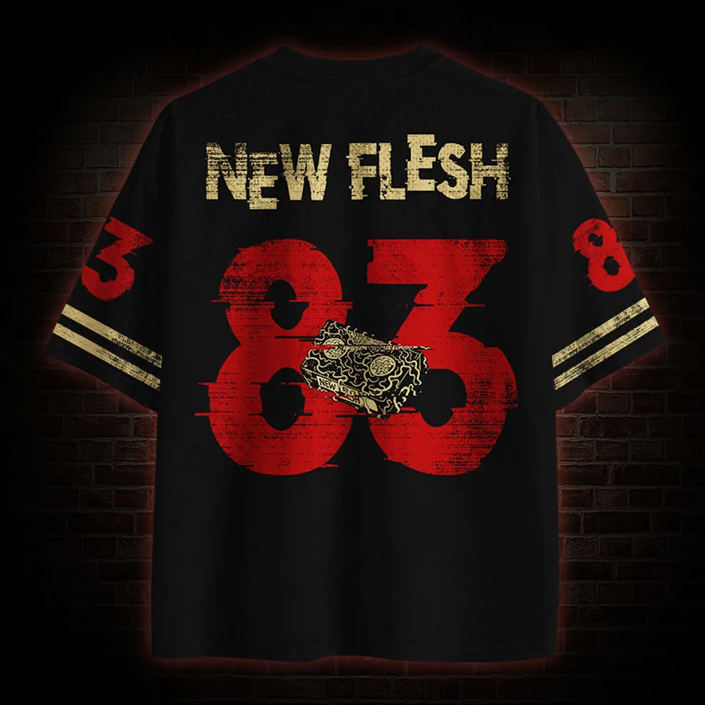 Hot Selling Products, Street Fashion Quick Drying Mesh Jerseys, Adult V-neck Breathable T-shirts, Sports and Fitness Series view 2