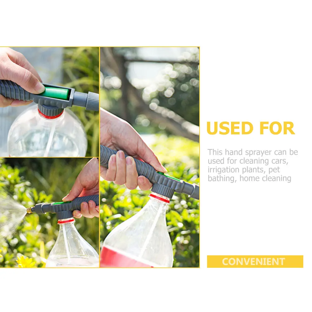 

5pcs Sprayer Nozzles Durable PP Material Bottle Tops Rustproof Iron Rod Ergonomic Handle Beverage Compatible Home Cleaning Pet