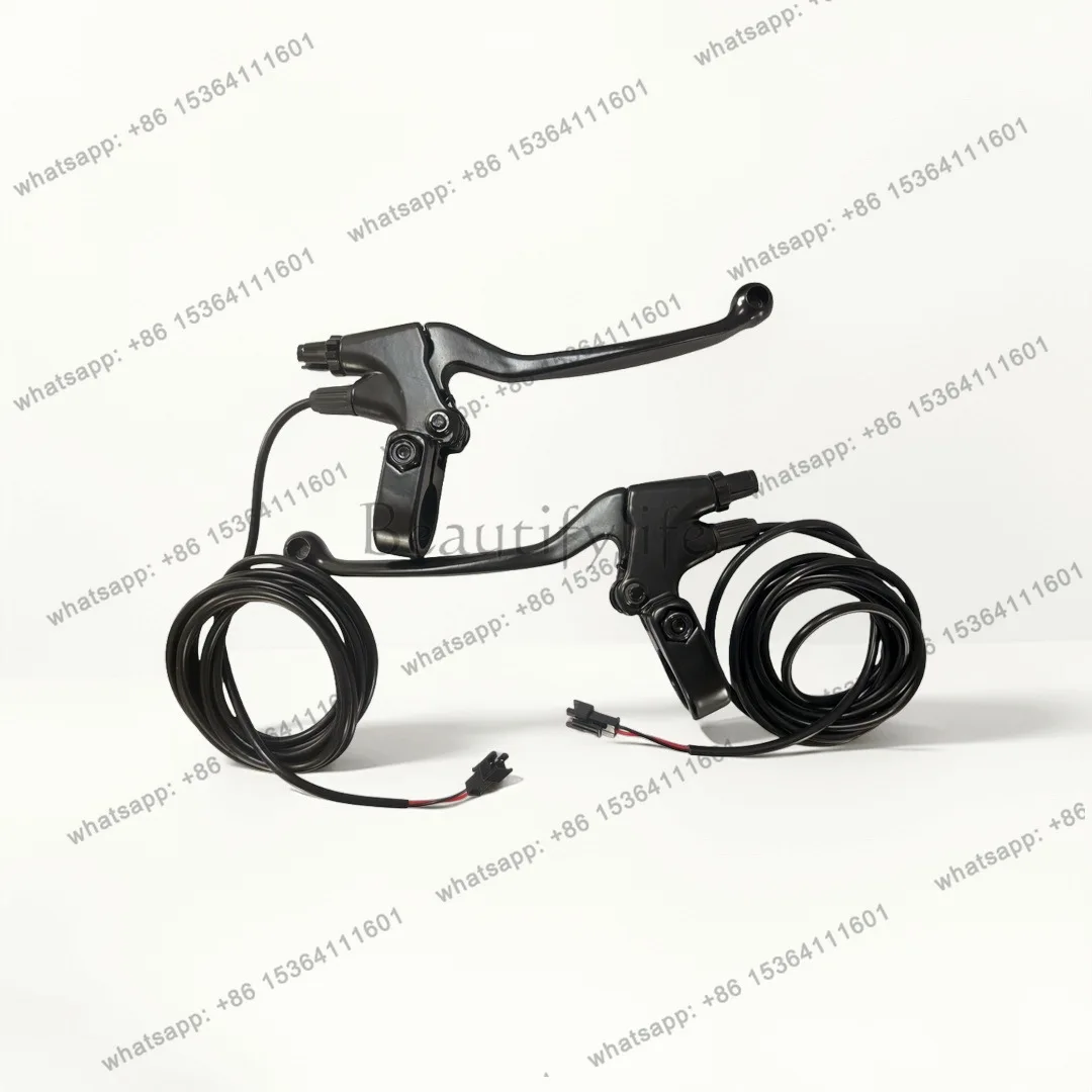 High-quality electric bicycle power-off brake handle five-star 1.8 meters wire length
