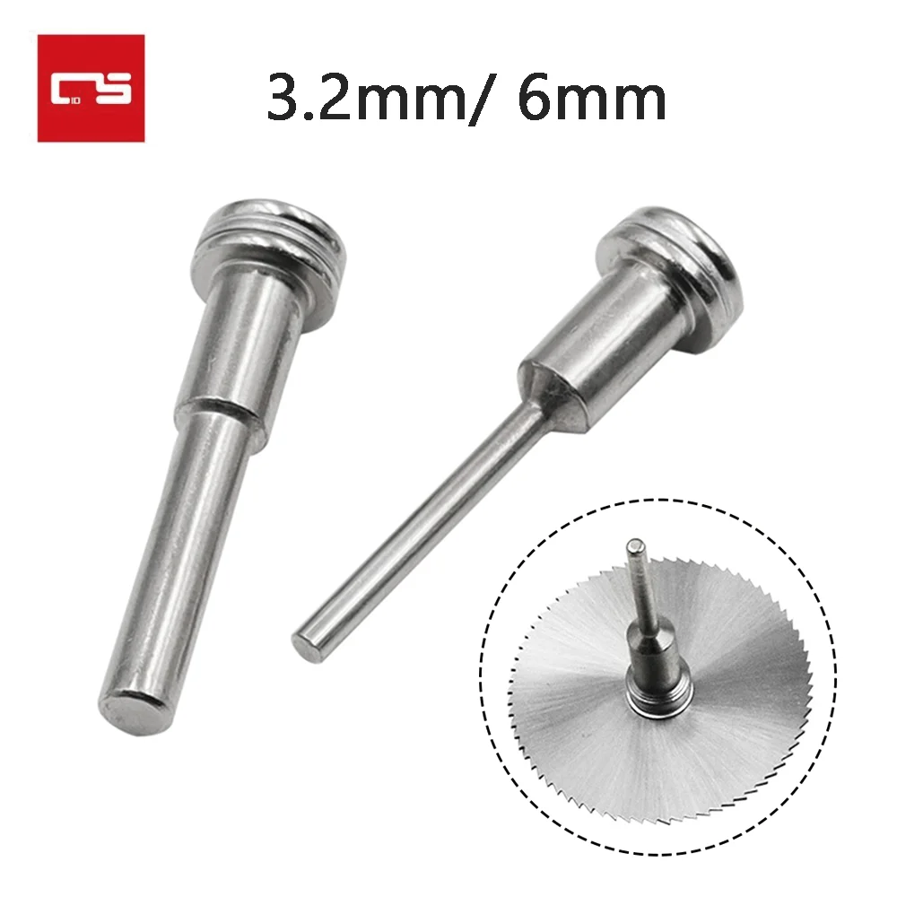 3.175/6mm Shank Polishing Wheel Mandrels Set Cutting Disc Extension Rod Connective Rod For Dremel Rotary Tool