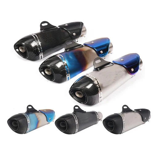 silenciador alfa de escape de motocicleta
