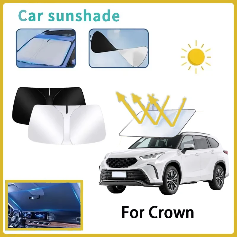 

Applicable to Toyota Crown Land Cruiser Fortuner Prado Asia Yaris sunshade front windshield sunshade heat-insulating panel