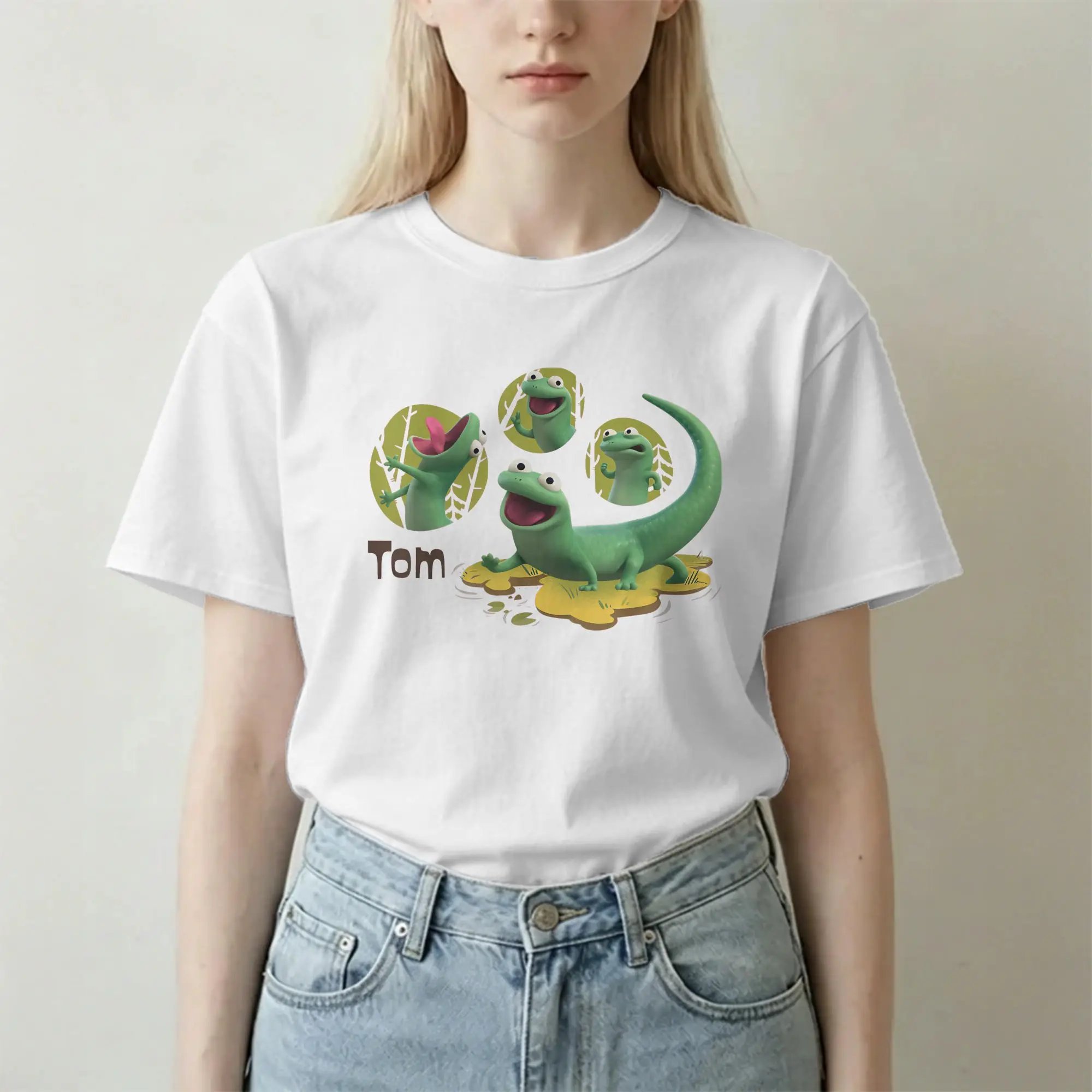Hoppers Tom Lizard  Men Women's T Shirt  Casual Tees Short Sleeve Crew Neck T-Shirts Pure Cotton 6XL Clothing