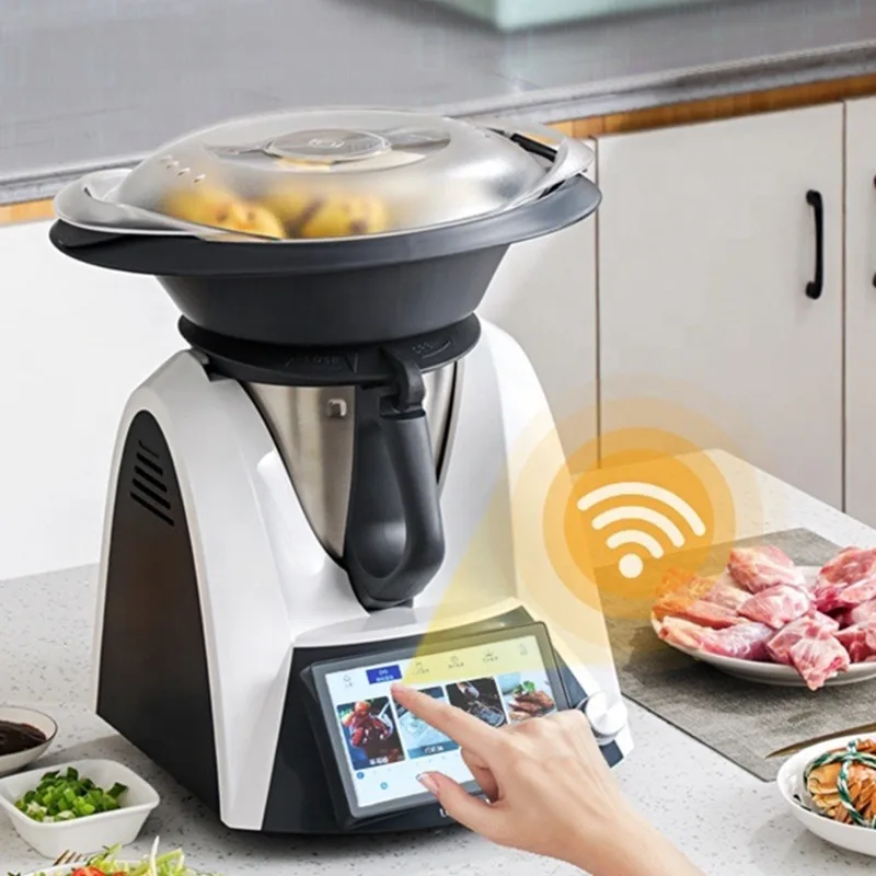 Multi Function Cooking Robot Vegetable Meat Cutting and Stir Frying Machine Automatic Food Processor for Home and Commercial