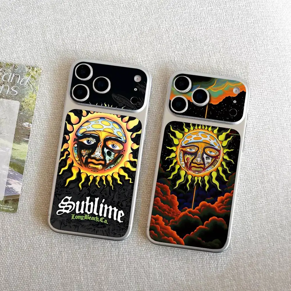 

Vintage S-Sublime Band Wrap Sticker For IPhone17 Pro/17pro Max Phone Decal Skin Rear Protector Case Film Full Cover