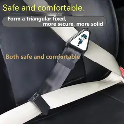 Adjustable Child Safety Car Seat Belt Adjuster Car Shoulder Neck Strap Positioner Universal Non-strain Kids Security Belt Clip