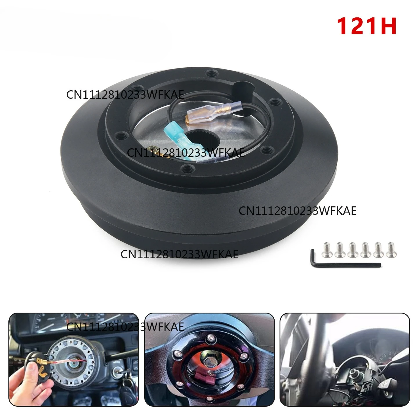 kit-adattatore-corto-per-volante-121h-a-6-fori-compatibile-con-toyota-land-cruiser-supra-celica-is350-is250-is300-gs300-350-400-430