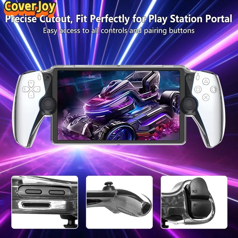 �y�Z�[�����zCoverJoy PlayStation �|�[�^���Q�[���R���\�[���ی�n�[�h�V�F���P�[�X�J�o�[�V�F���X�L�������N���A�N���X�^���P�[�X