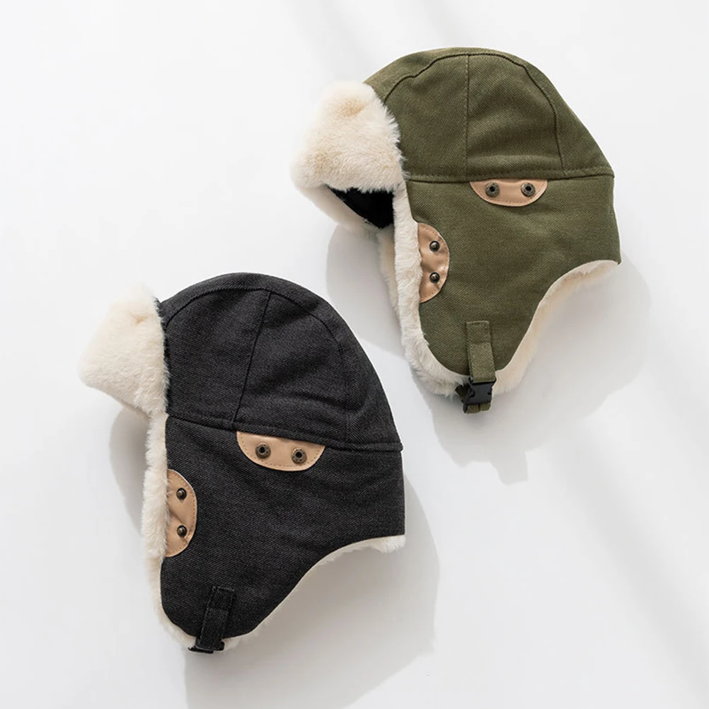 

Winter Hat for Women and Men Unisex Windproof Warm Cotton Hat for Skiing Snowboarding Riding Hunting Outdoor Activities