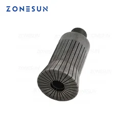 ZONESUN cabezal de tapado para tapa de perfume, máquina de prensado de tapa de metal, taponadora