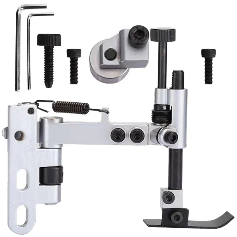 

Adjustable Height Metal Sewing Guide Edge for Thick Fabric And Leather - Suspended Fabric Cutting Tool