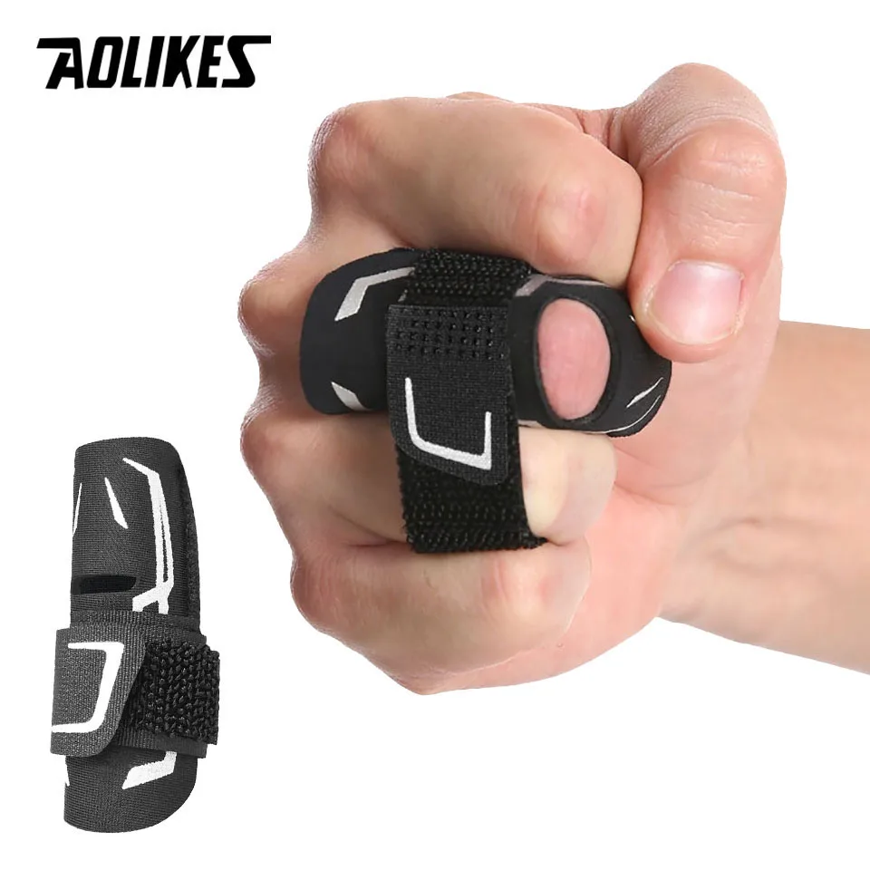 AOLIKES 1PCS Sport Finger Splint Guard Finger Protector Basketball Support Sprain Dislocation Fracture Finger Splint Corrector