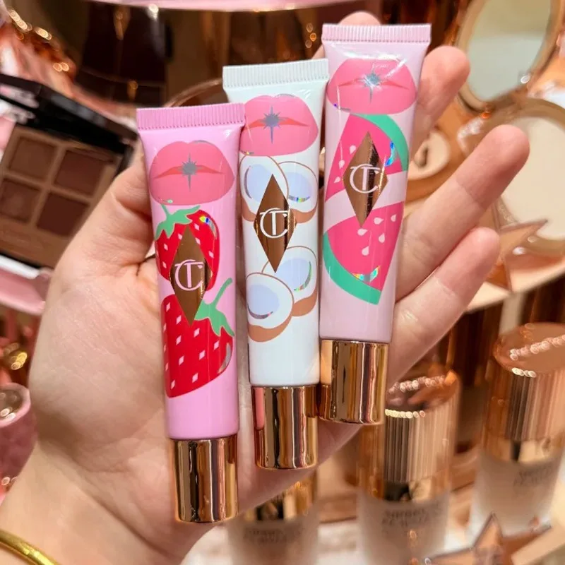 

Новый блеск для губ Charlotte Tilbury Fruit Jelly: вишня, клубника, ваниль, розовый арбуз, чистый персик. Питательный бальзам для губ. Косметика.