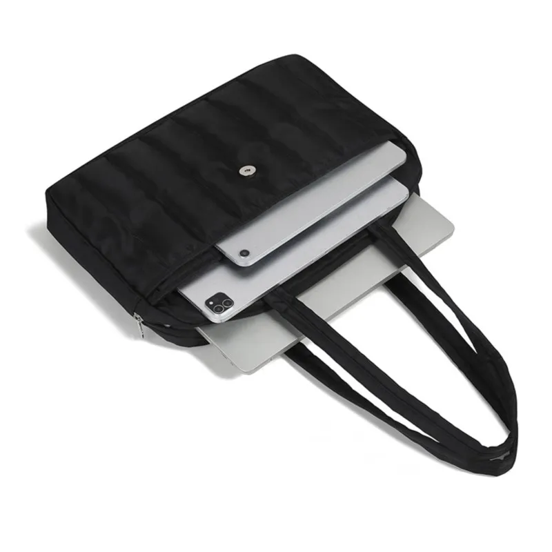 Ins Pocket حقيبة لابتوب المرأة 13.3 14 15.6 16 بوصة ماك بوك اير 13 حافظة ماك بوك ملحق تخزين حقيبة يد حقيبة دفتر جديد #5