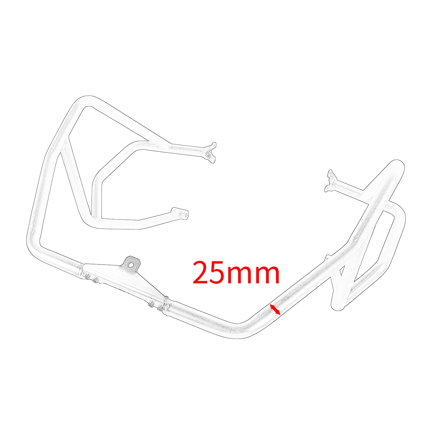 For Benelli TRK702 TRK702X TRK 702 2022 2023 New Motorcycle Crash Bar Engine Bumper Guard Falling Frame Protection Accessories