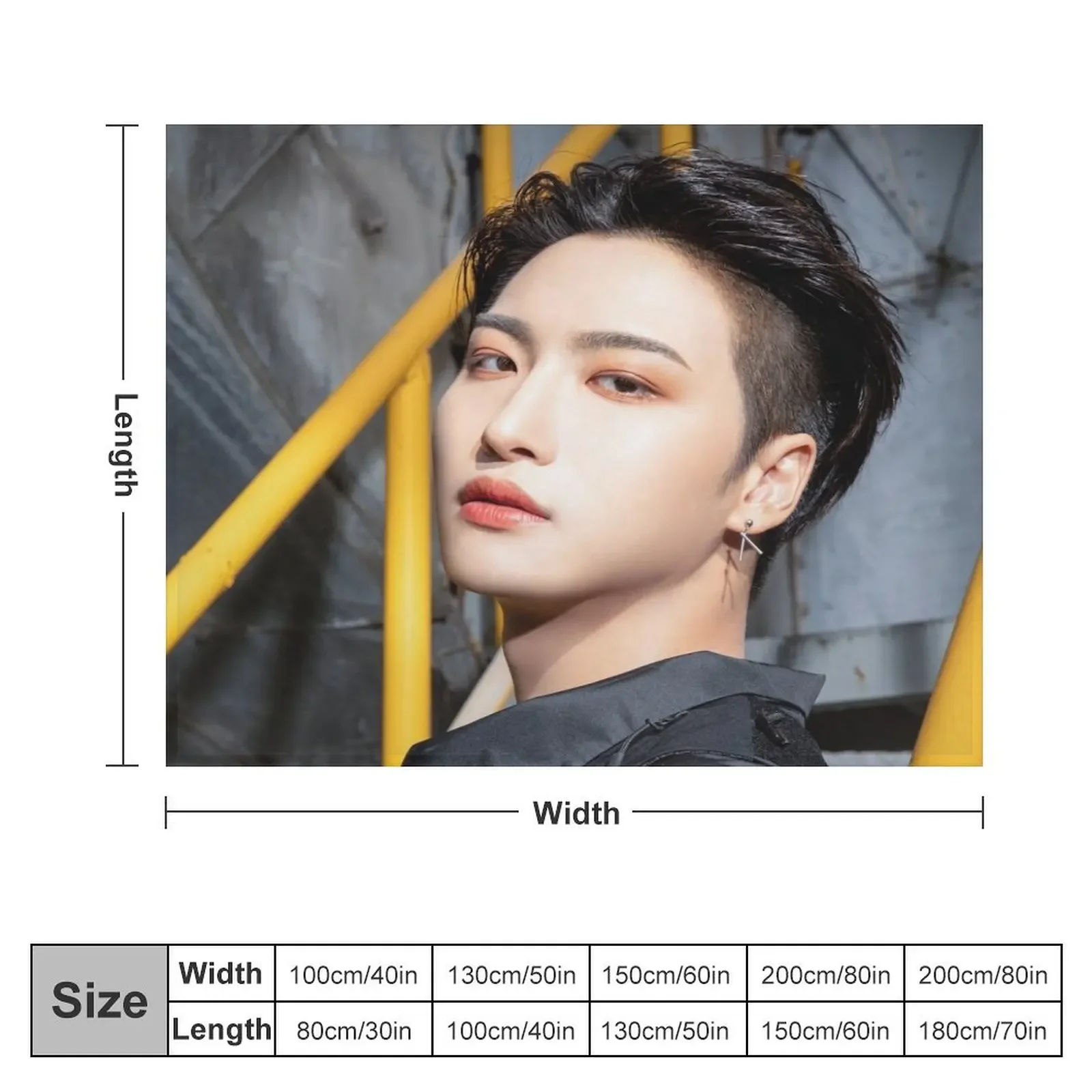 ATEEZ SEONGHWA THE WORLD EP.1 : MOVEMENT GUERRILLA Throw Blanket Soft sofa bed funny gift Luxury Brand Blankets