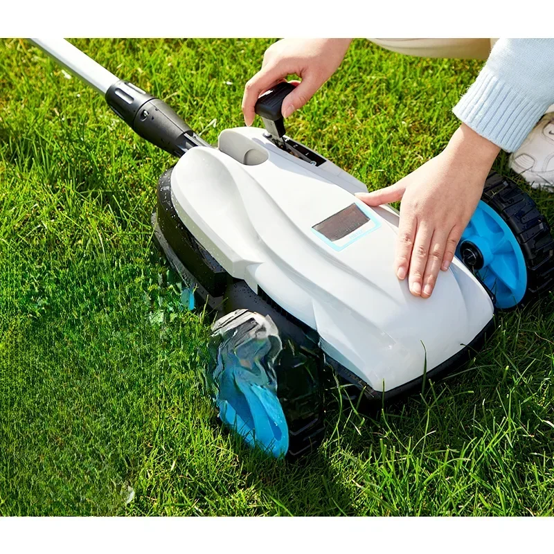 Electric cutting small household rechargeable lawn mower