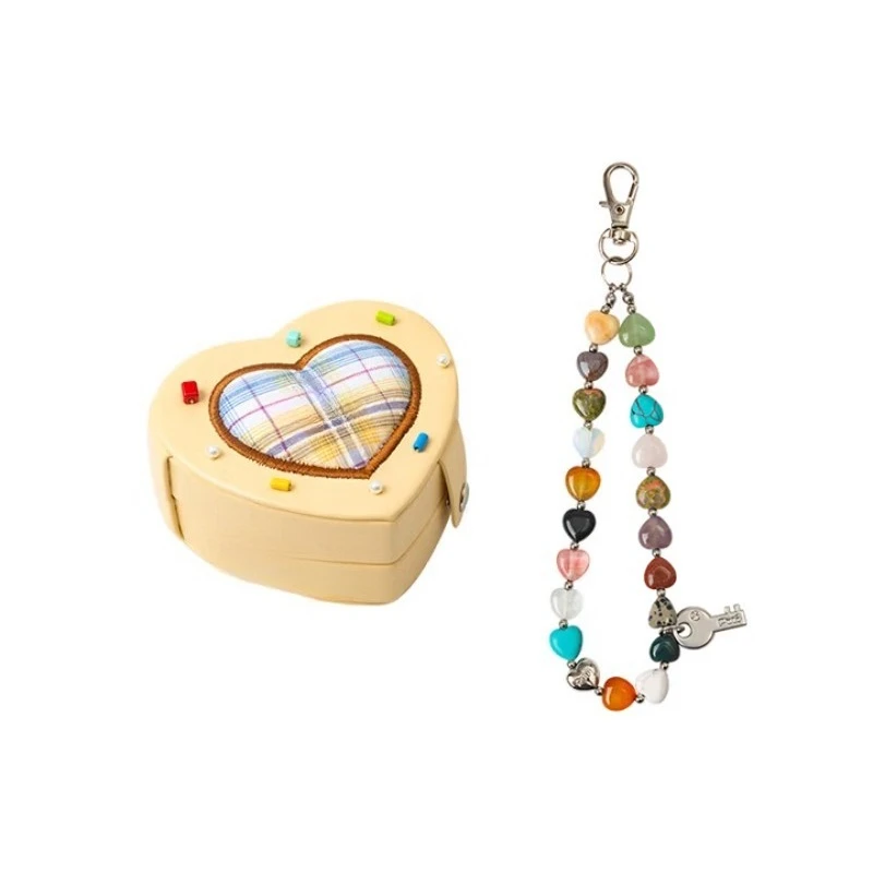 

Love jewelry box, cute jewelry box, travel portable storage box.