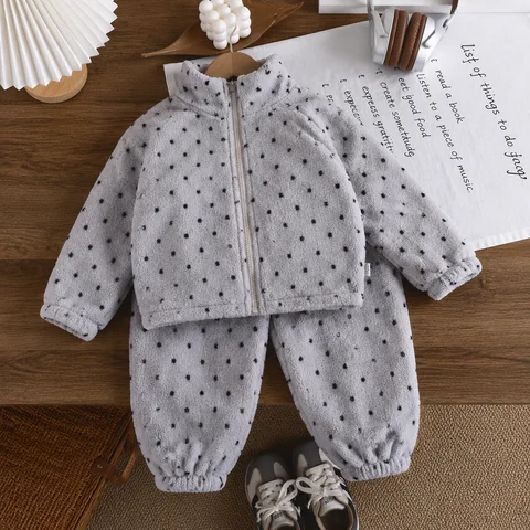 Детский флисовый комплект KLFLGD для девочки 6-5 лет — фото товара