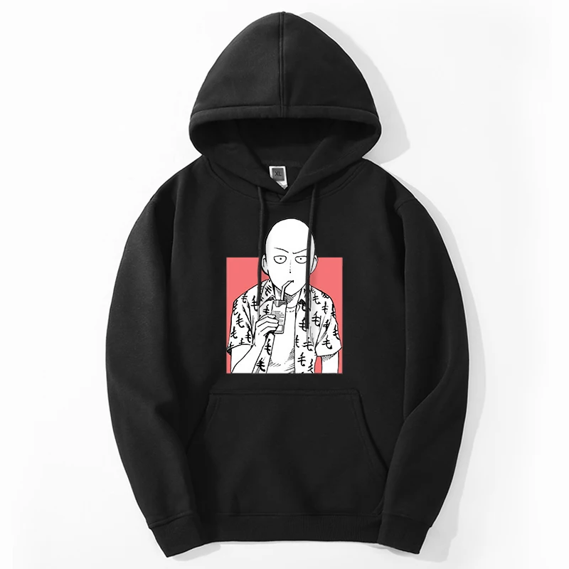 

One Punch Man Japan Anime Hoodie Saitama Men/women Oversize Sweatshirts Hooded Oversized Hip Hop New Clothes Streetwear