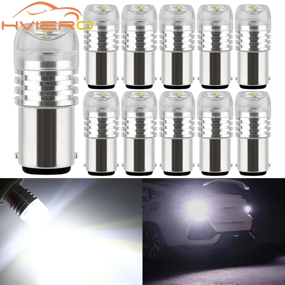 

10PCS 1156 1157 T20 Flash Strobe Lamp Parking Reverse LED Waterproof Trunk Bulb Car Brake Turn Signal Tail Flashing Light Modif