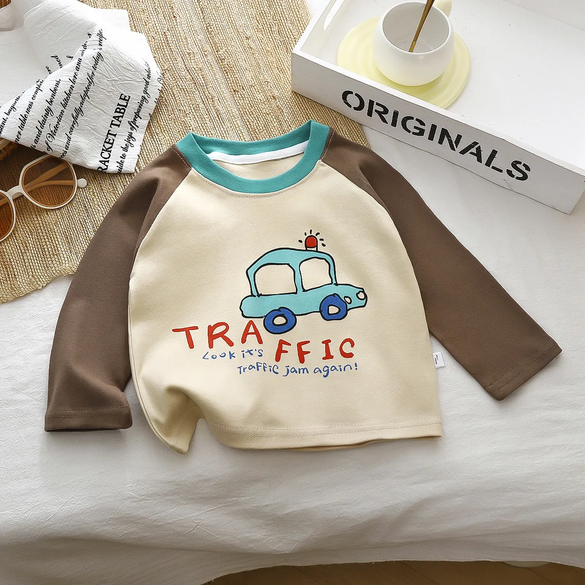 Kids Long Sleeve T Shirt Cotton New Baby Undershirt Knitwear Boys Thermal Korean 1 Year Childrens Wear