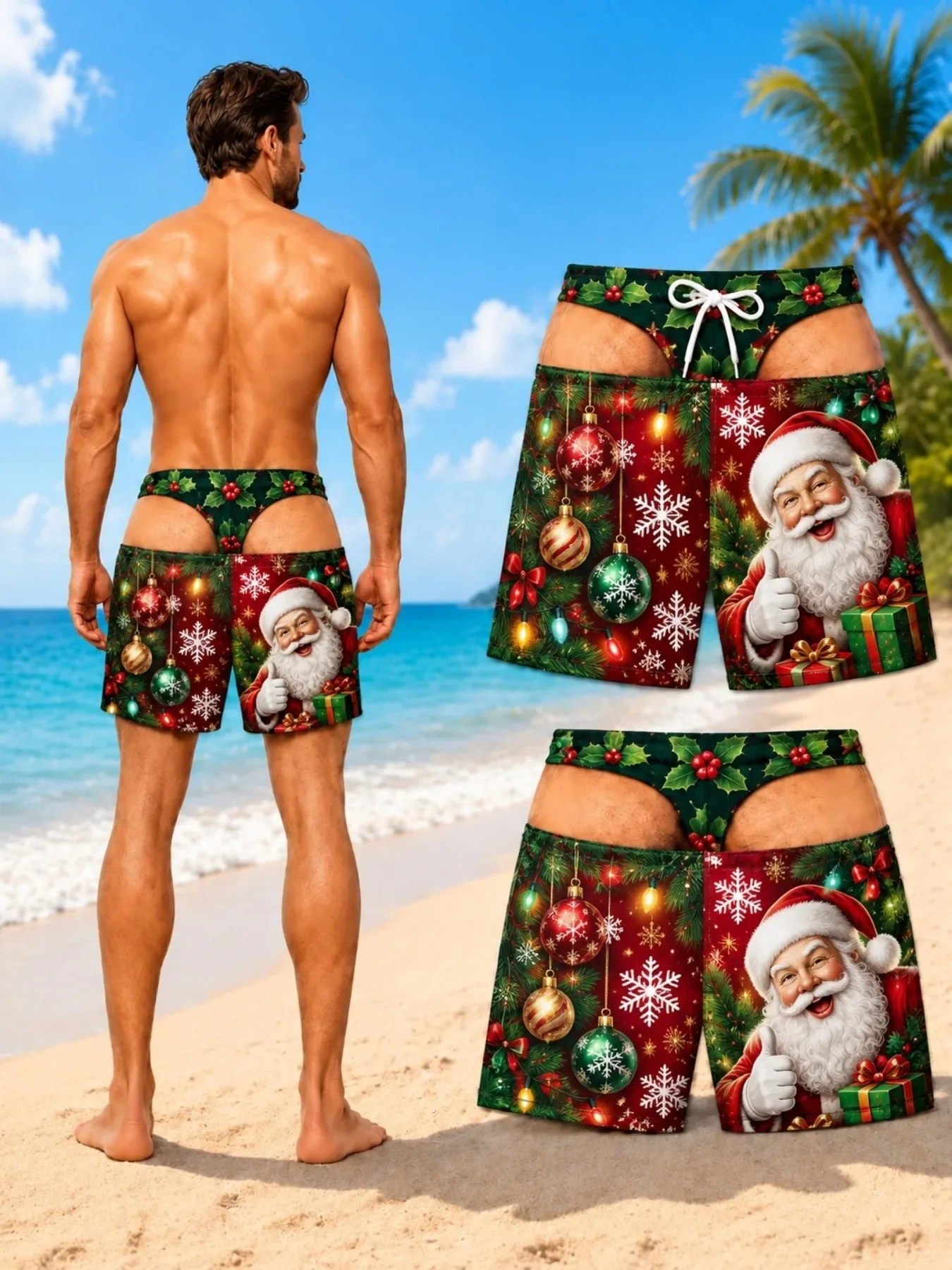 Summer Novelty Prank Swim Shorts Above Knee Skeleton Jack O Lantern Graphic 3D Print Boardshorts for Beach Party