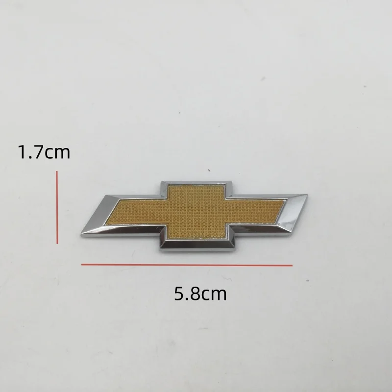 1 قطعة ثلاثية الأبعاد لشروليه 58 مللي متر x 17 مللي متر شعار السيارة عجلة القيادة مركز شارة ملصق مائي التصميم اكسسوارات السيارات