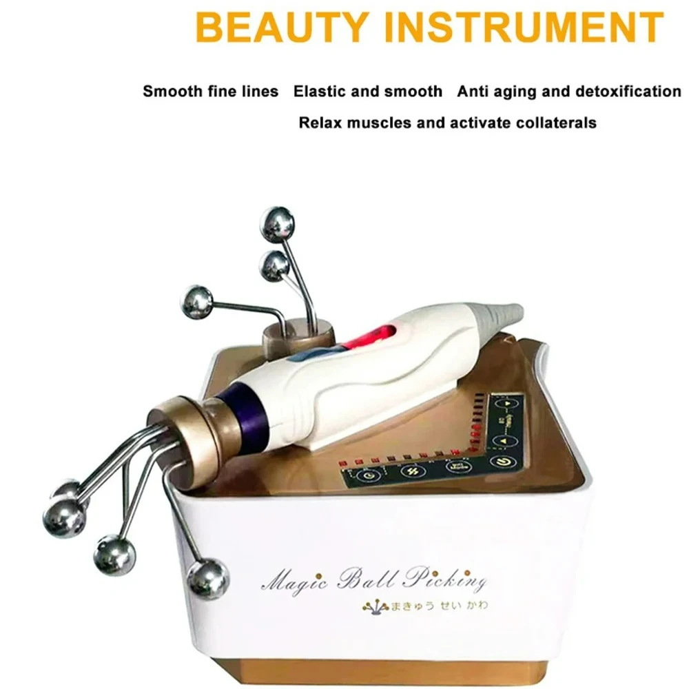 الوجه الجلد رفع الكرة السحرية تدليك الوجه مكافحة الشيخوخة إزالة التجاعيد مكركرنت BIO V شكل الجمال المنزل استخدام آلة العناية بالبشرة #2