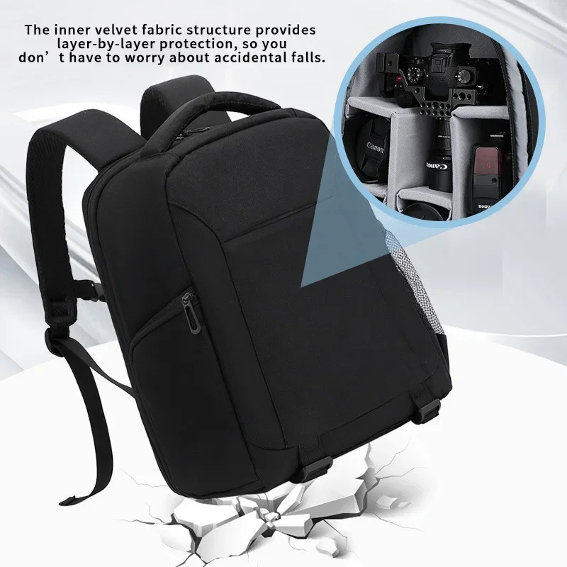 

SLR Camera Bag Digital Lens Outdoor Photography Backpack Lightweight Waterproof fabric Large capacity multi-fun