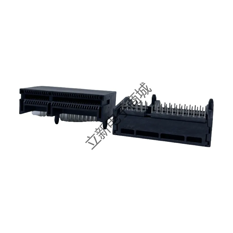 

Newly developed domestic PCIE graphics card slot, 64PIN, desk-mounted pin-type DIP X4, 90-degree bend angle motherboard card slo