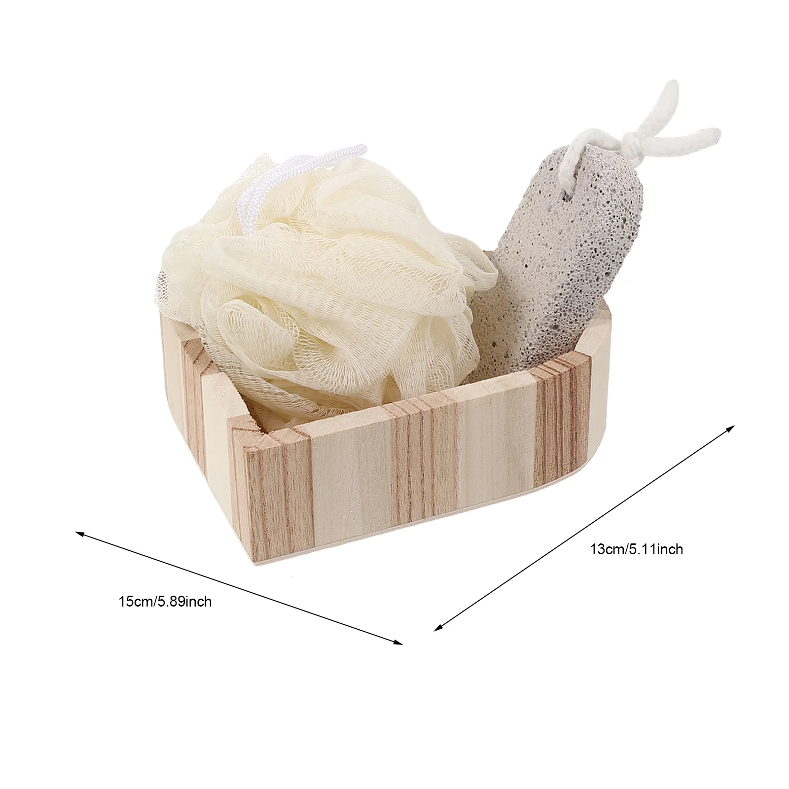 Bath Tool Gift Set Body Scrubber Kit Foot Cleaning Products Exfoliating Skin Care for Home Hotel Dorm Christmas New Year