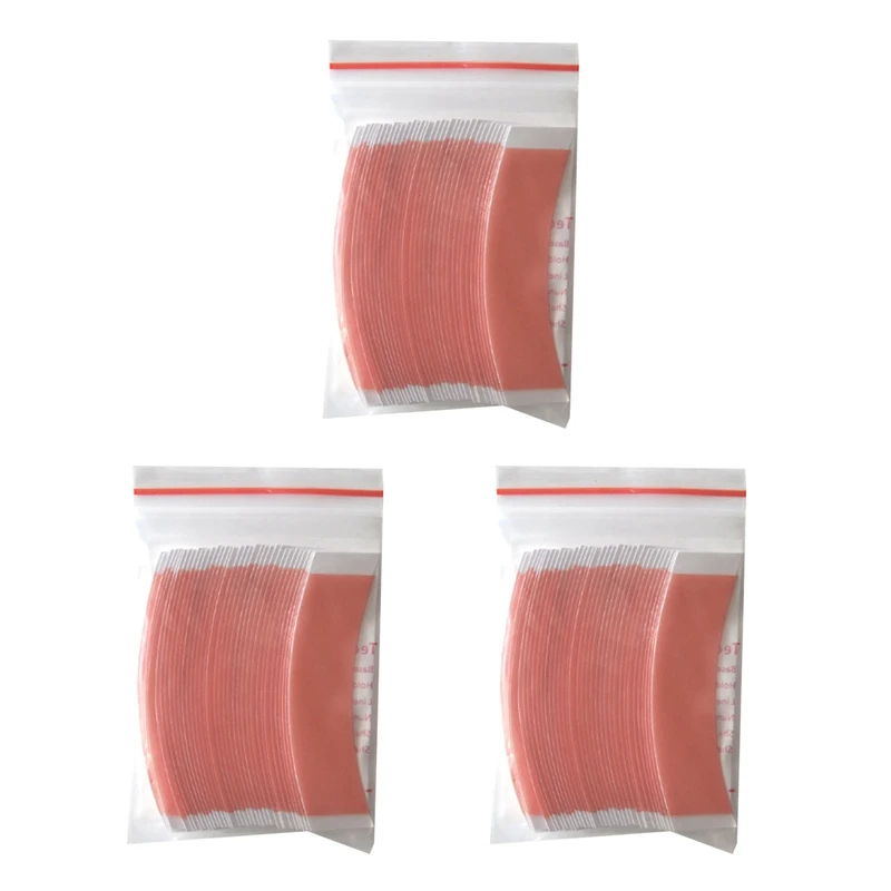 108Pcs/Lot Duo-Tac Super Strong Hair Wig Tape Double Adhesive Extension Strips Waterproof For Toupee Lace Wigs Film C