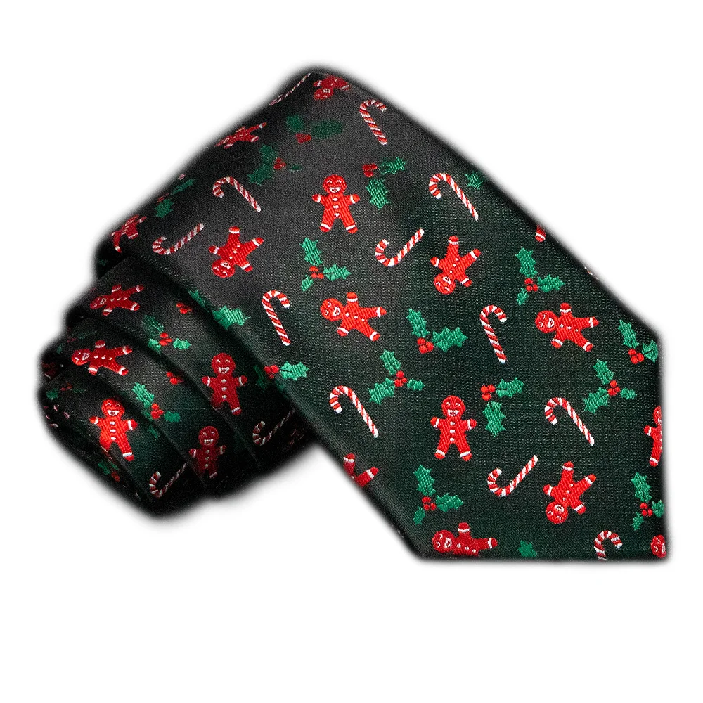 EASTEPIC 8 cm Frohe Weihnachten Grün Rot Blau Schwarz Krawatten für Männer Festliche Saison Weihnachtsgeschenk Schneemann Rentier Kriss Kringle – Detail 25