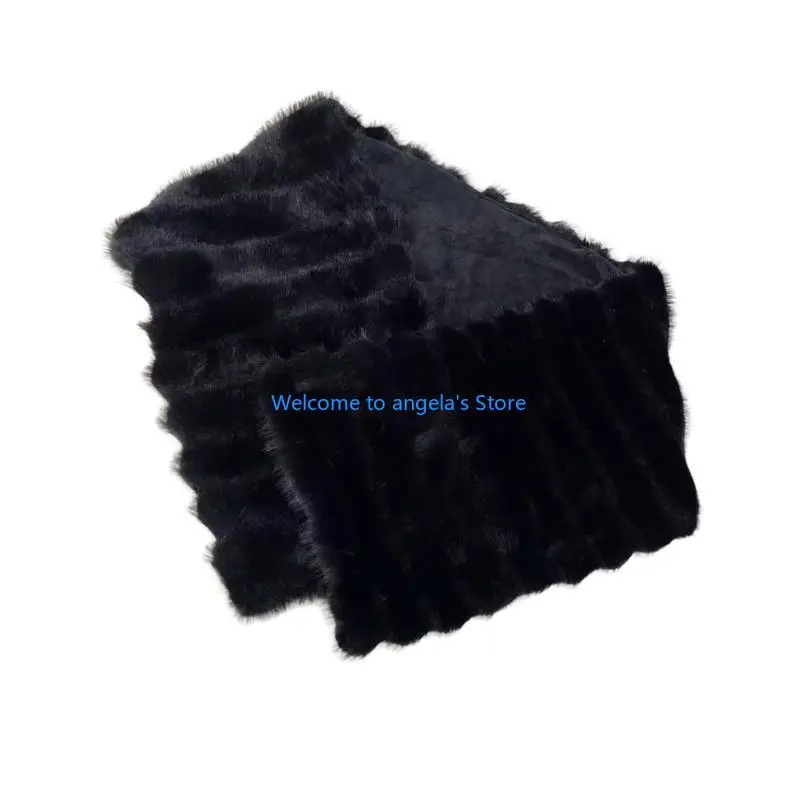 

X4YC Роскошная шаль из искусственного меха для зимы, теплая, мягкая, уютная, легкая, для путешествий