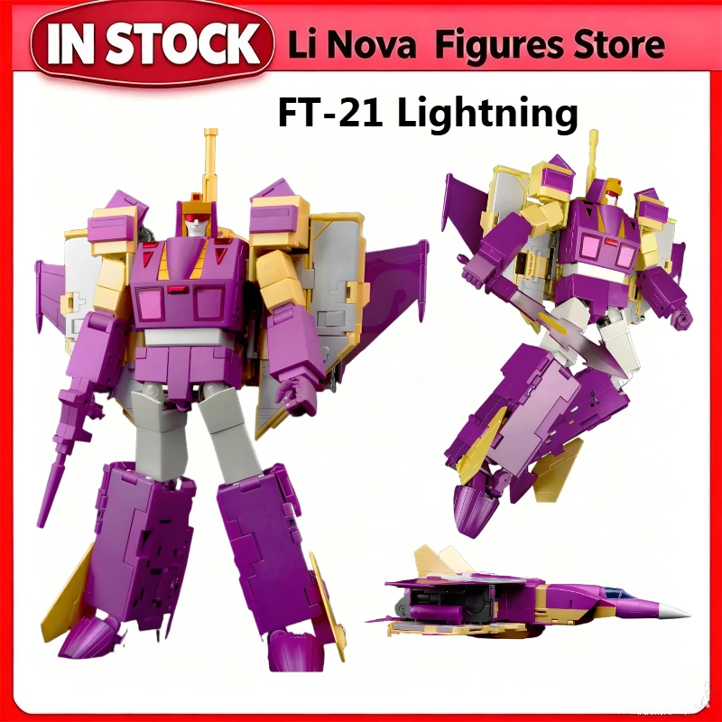 [In Stock NOW] FT-21 Lightning Three-Mode Warrior Plane Tank Transformation Toy Movable Robot Model Toy Collectible Gift